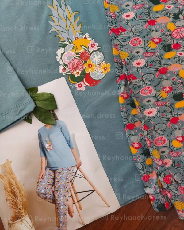 Women's shirt set + pineapple model pants